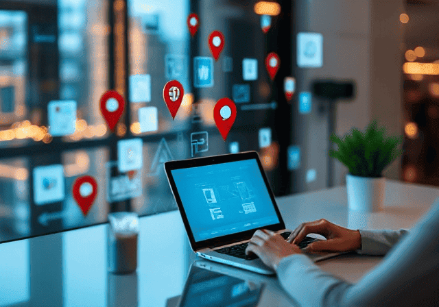 Digital marketing consultant creating campaigns