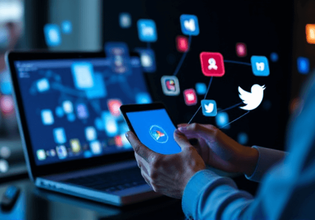 Digital marketing content driving online sales