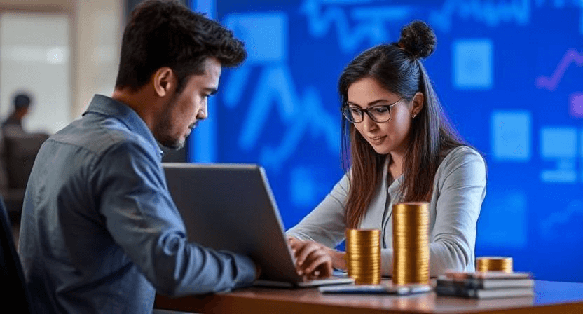Google Ads manager working